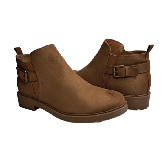 ESPRIT Women's Suede Ankle Boots Brown Size 7.5 M - Picture 3 of 16